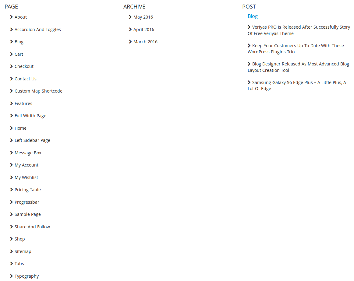 Sitemap