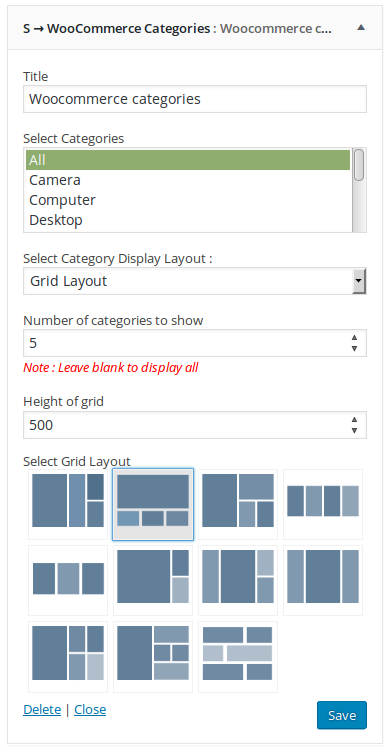 Woocommerce Category Feeds